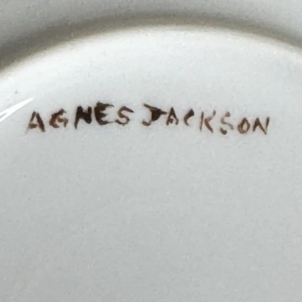 Antique 1898-1923 Jaeger & Co J&C Bavarian Bread Plate‎ Hand Painted Dessert